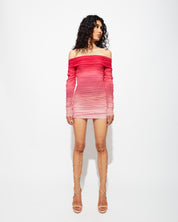 Sparkling Rose Mini Dress