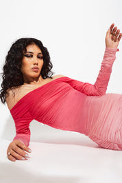 Sparkling Rose Mini Dress