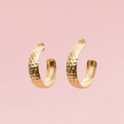 Textured Hoop Earrings