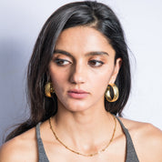 Textured Hoop Earrings