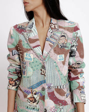 Filmy Embroidered Blazer