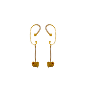 Raw Glow Earcuff Earrings