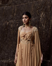 Zeta Cape Dress