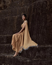 Zeta Cape Dress