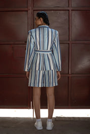 Knife Pleat Bermuda Pant