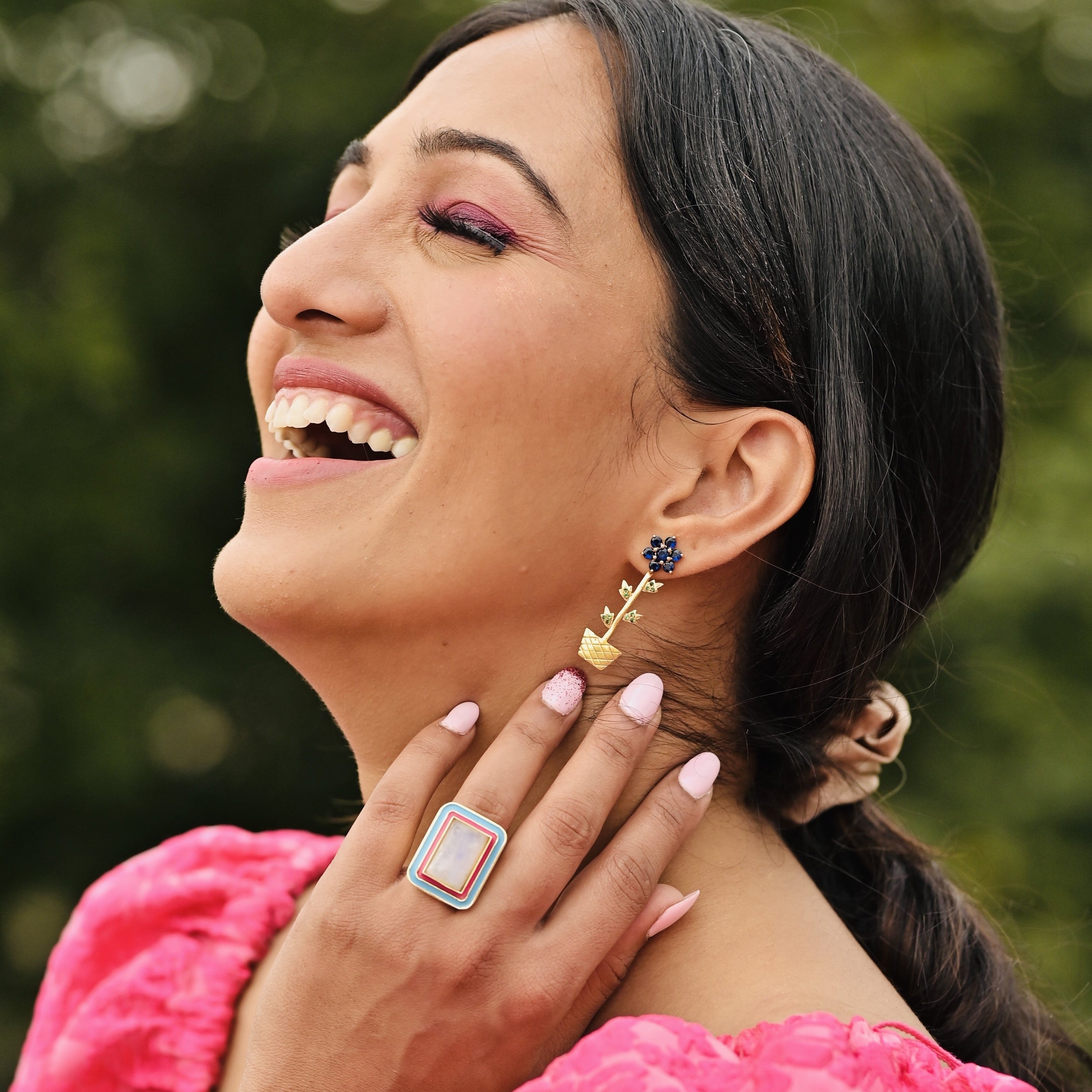 Flower Pot Earrings