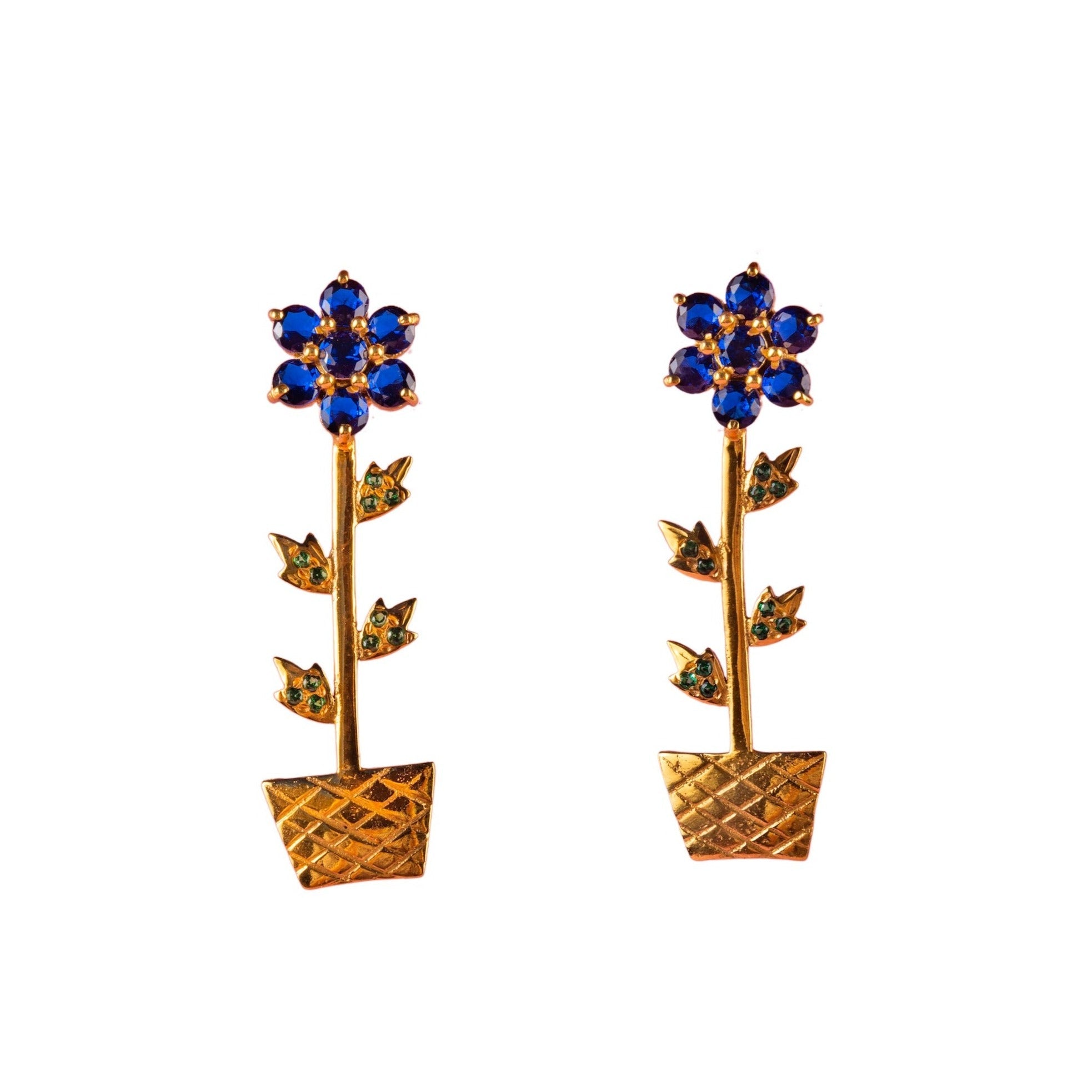 Flower Pot Earrings