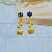 Flower Pot Earrings