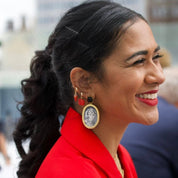 Red Elephant Earrings